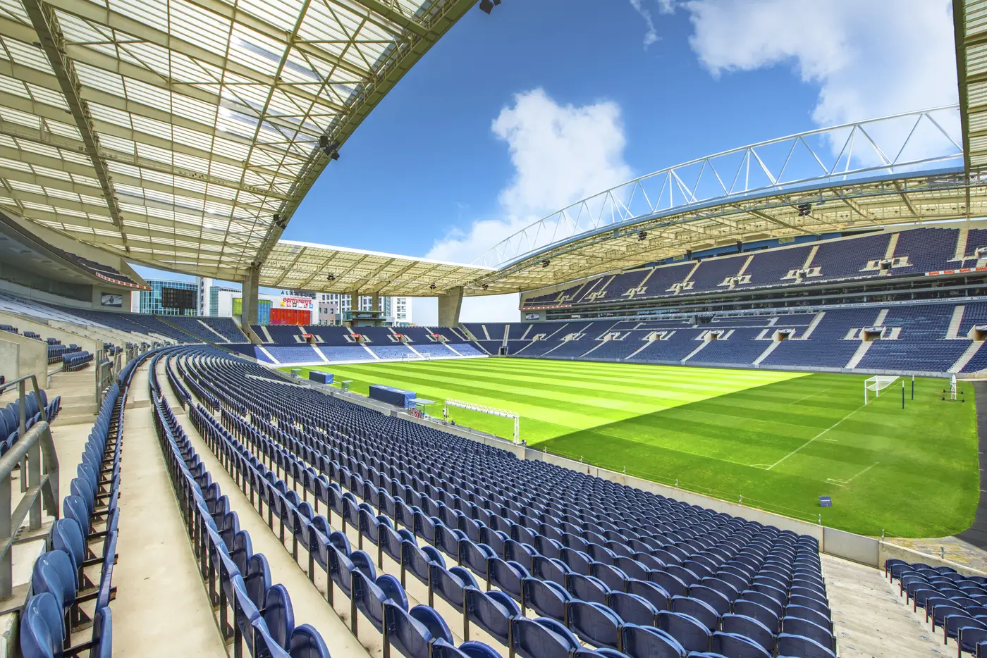 Les tribunes de l'Estádio do Dragão, à Porto