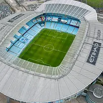 Etihad Stadion: Fußballspiel von Manchester City FC