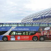 Visita guiada al estadio del Bayern de Munich con tour en autobús por la ciudad