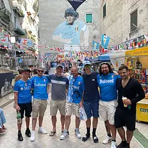 SSC Napoli football match with local in Naples