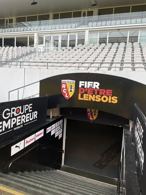 Bollaert-Delelis: o túnel dos jogadores