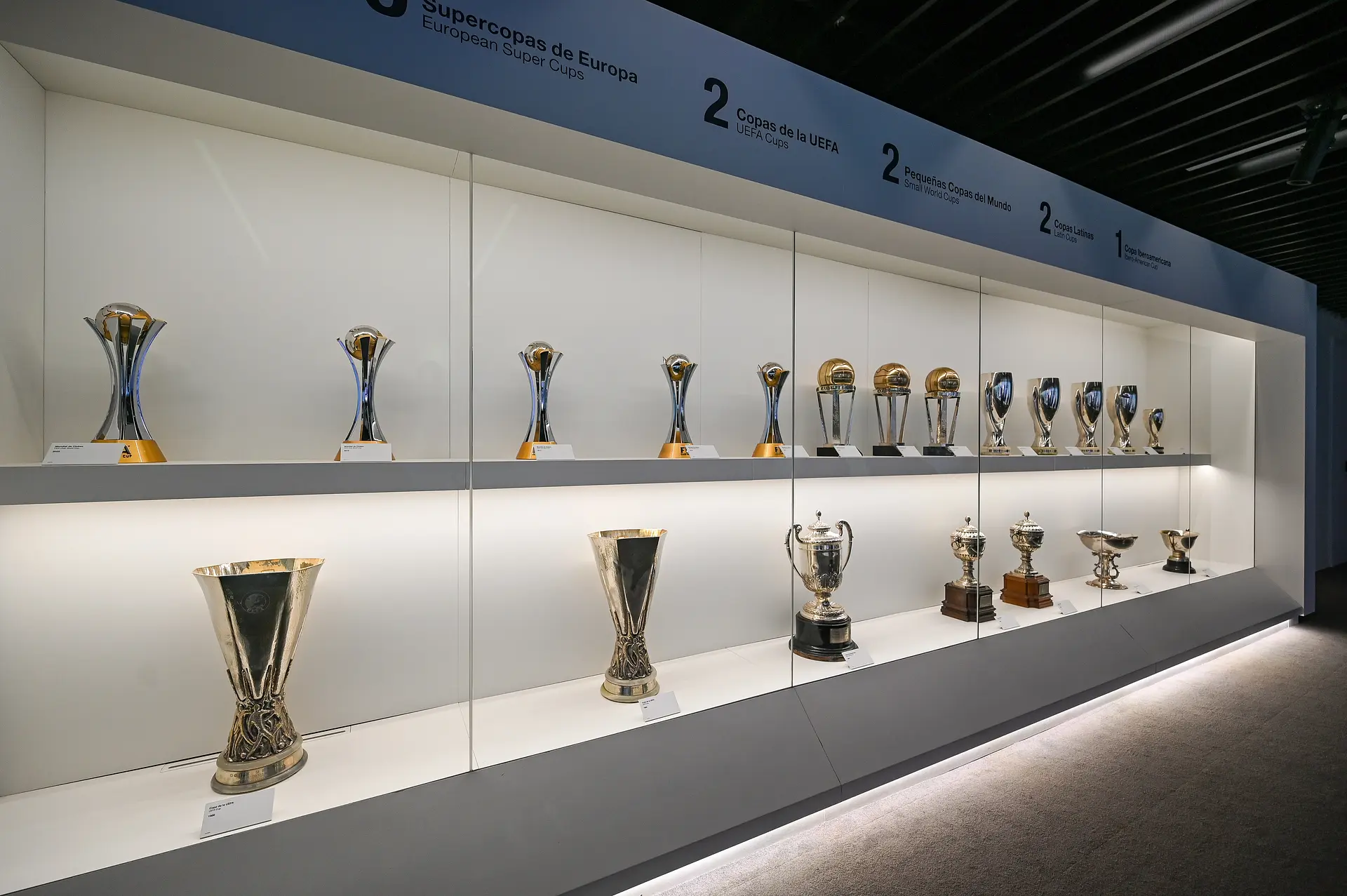 Estadio Santiago Bernabéu : la salle des trophées