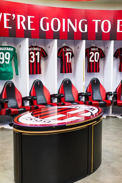 Stadio Giuseppe Meazza : le vestiaire des joueurs