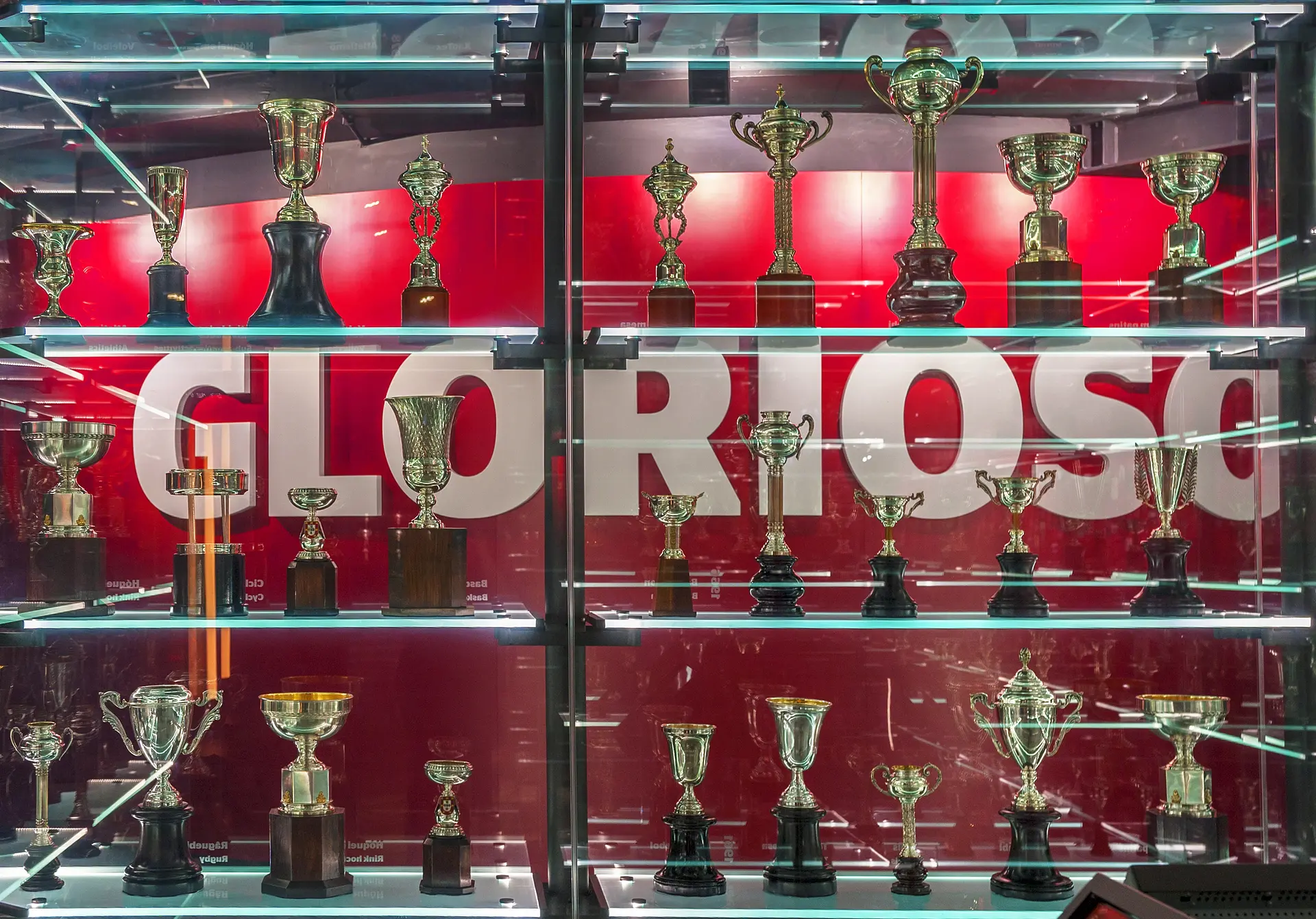 Estádio da Luz: os troféus