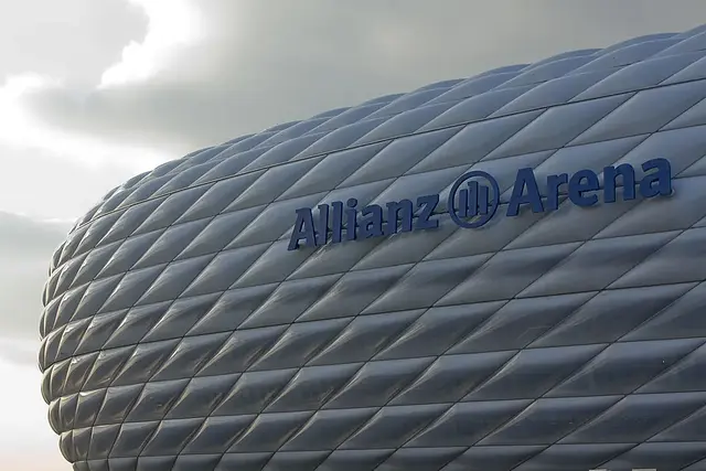 Allianz Arena: das Stadion von außen