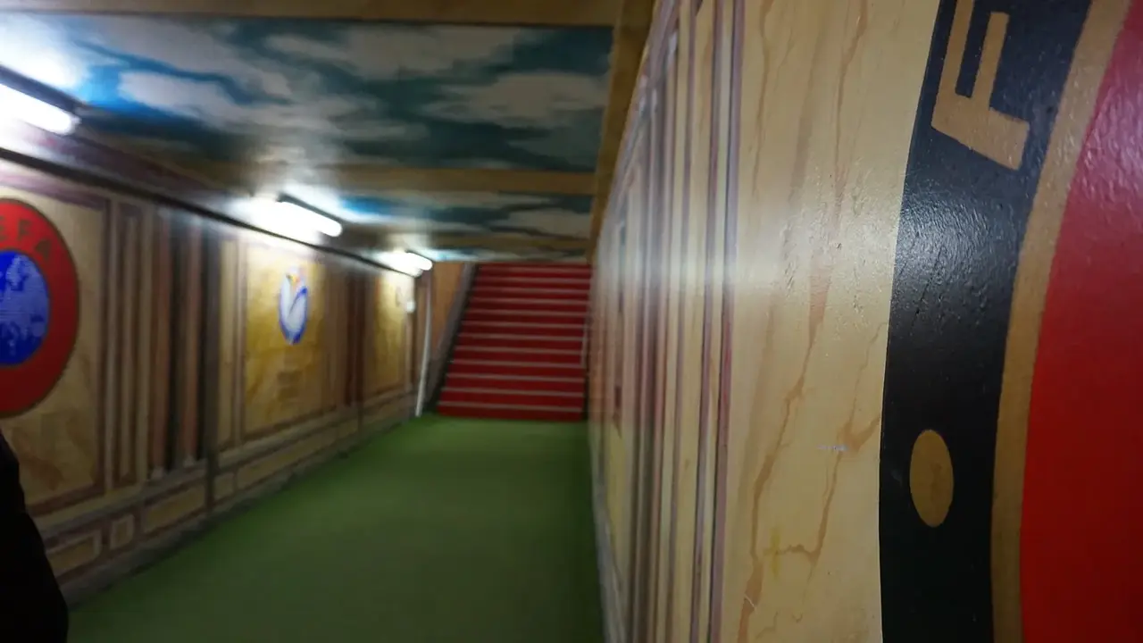 De Kuip : le tunnel des joueurs