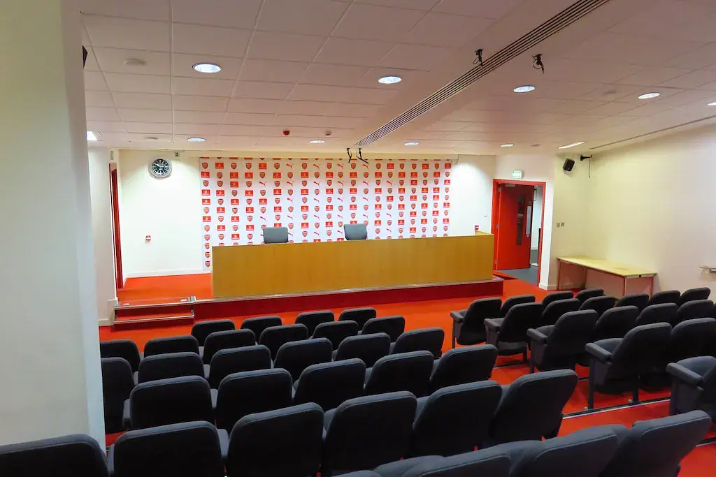 Emirates Stadium : la salle de presse