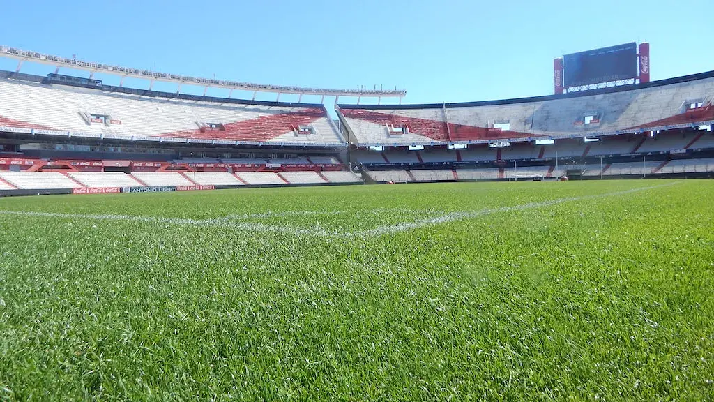 El Monumental: el césped