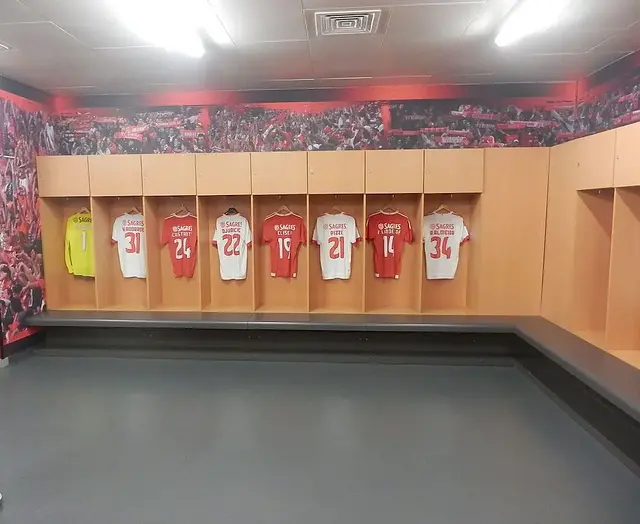 Estádio da Luz: el vestuario