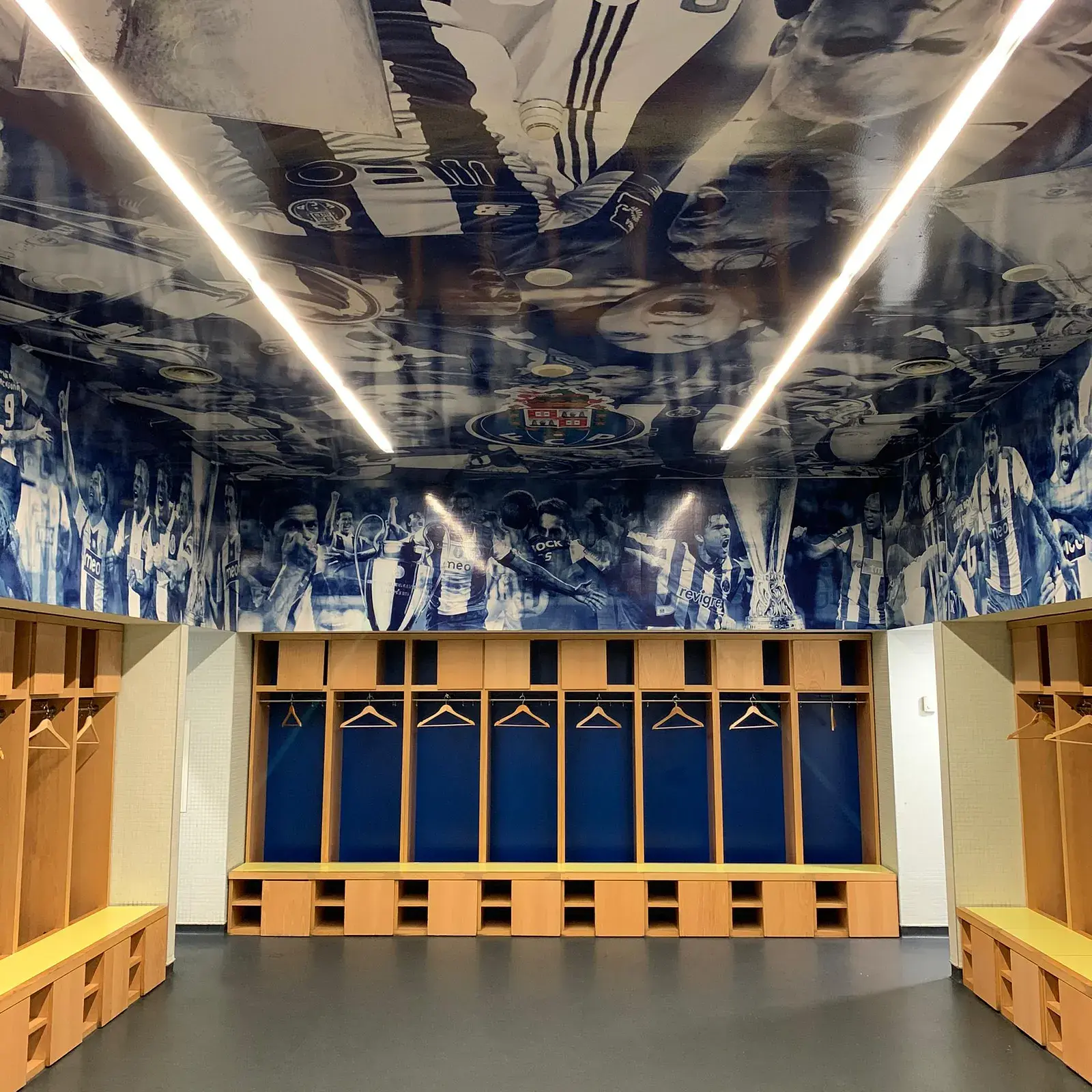 Estádio do Dragão: die Spielerkabine