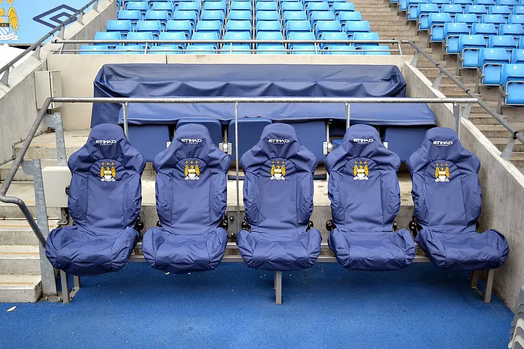 Etihad Stadium : le banc de touche