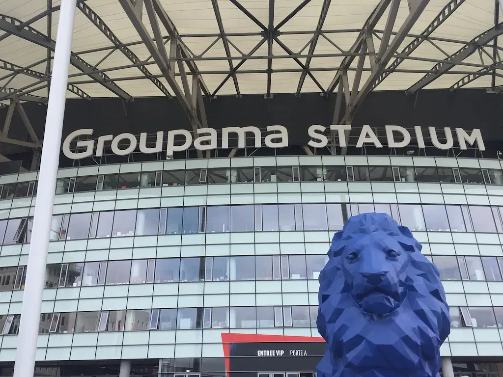 Groupama Stadium : l'entrée du stade