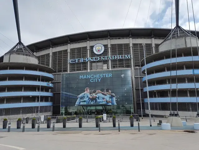 Etihad Stadium: the stadium from outside