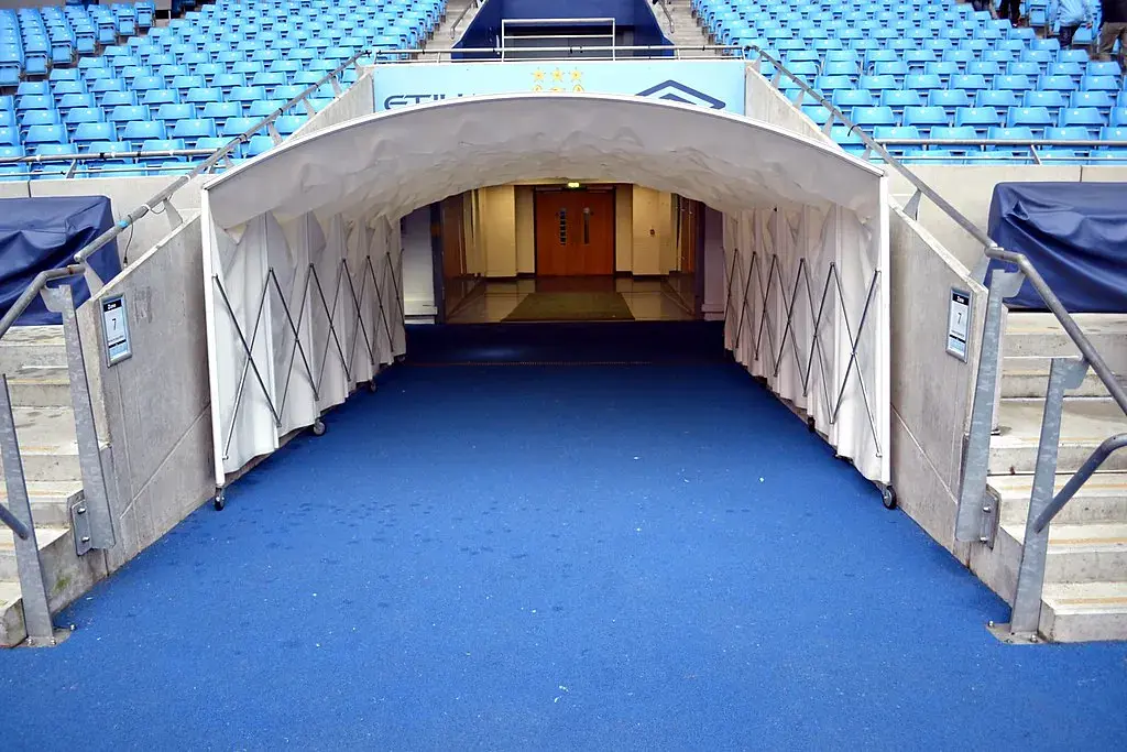 Etihad Stadium : le tunnel des joueurs