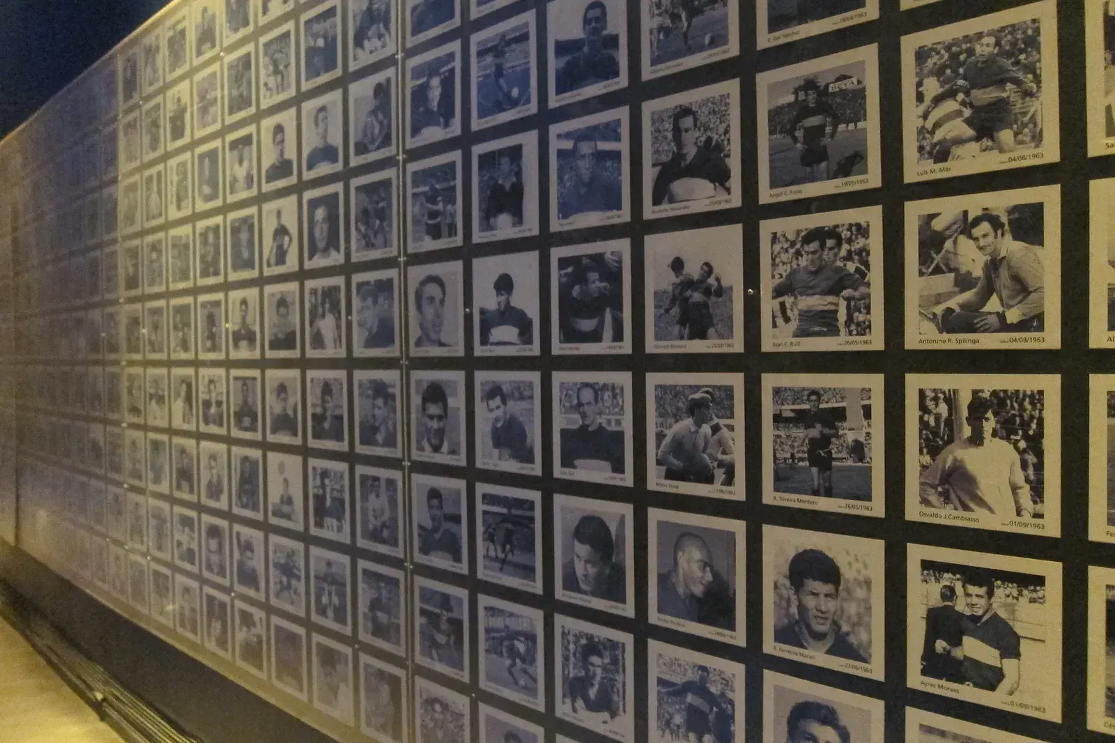 La Bombonera: el muro de los jugadores