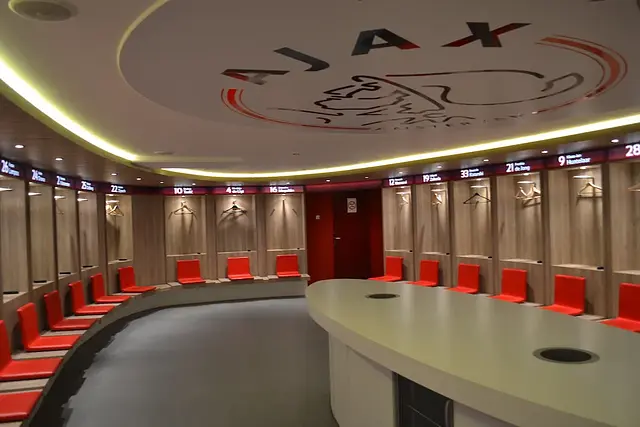 Johan Cruyff ArenA : le vestiaire des joueurs