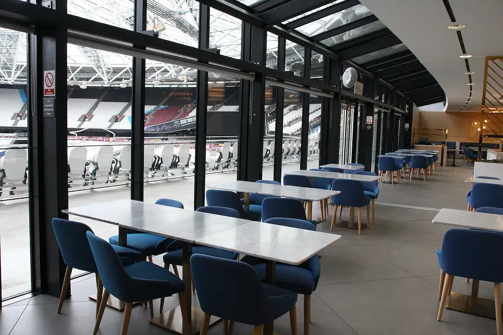 London Stadium : le restaurant du stade