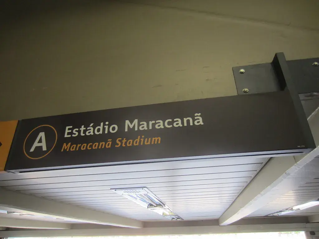 Maracanã : l'entrée du stade