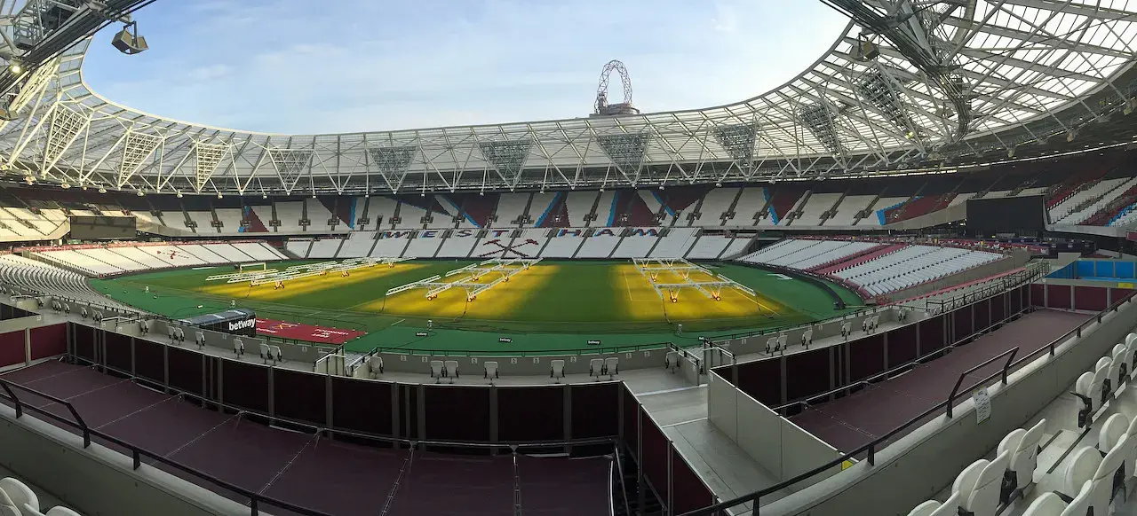 London Stadium : vue panoramique