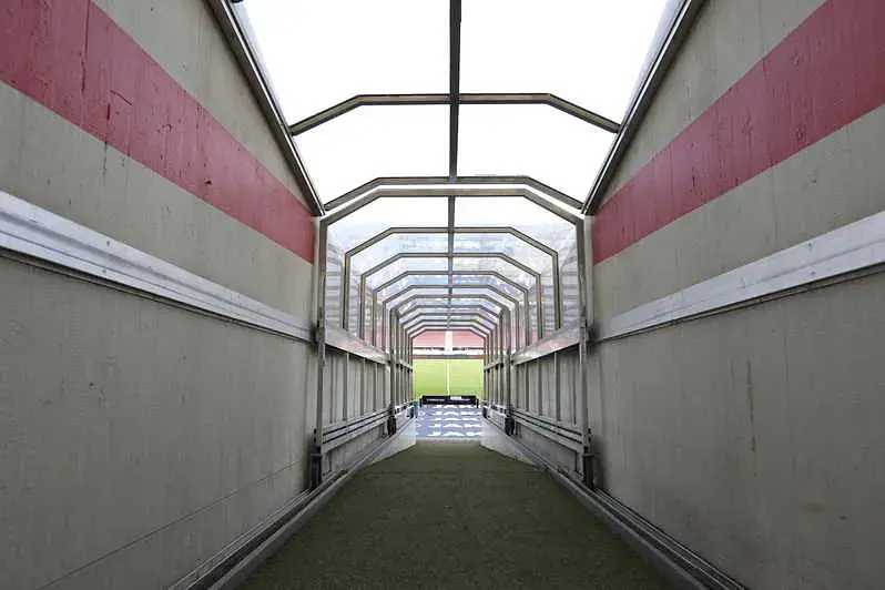 MHP Arena : le tunnel des joueurs