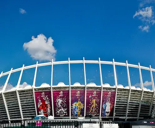 NSC Olimpiyskiy : l'extérieur du stade