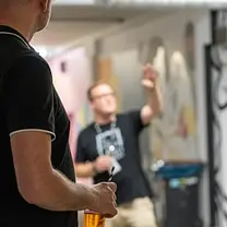 Hamburgo: Visita ao estádio Millerntor após o trabalho com bebidas