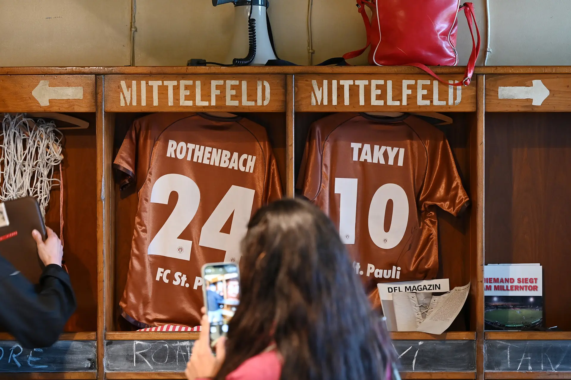 Millerntor-Stadion: the dressing rooms