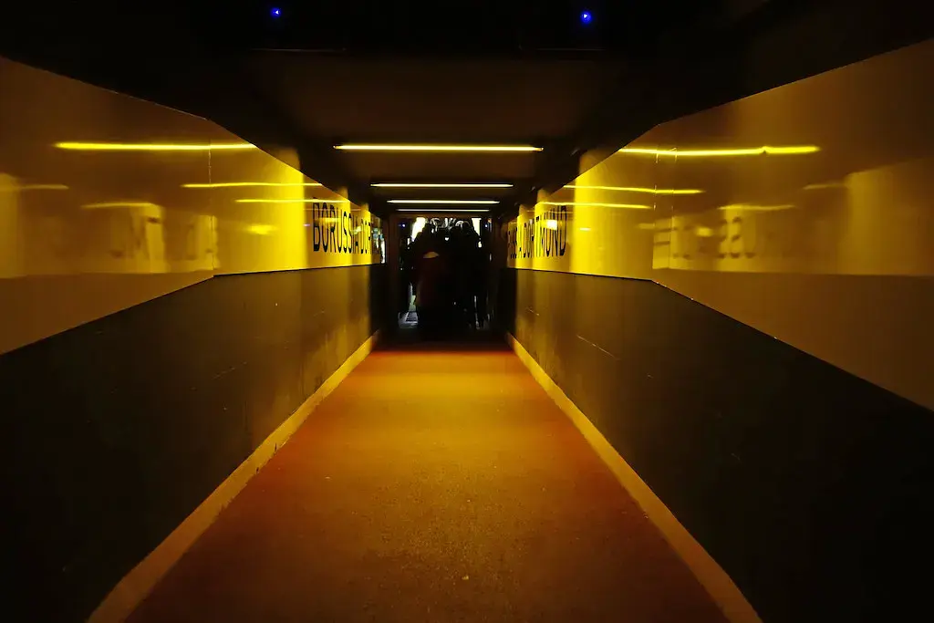 Signal Iduna Park : le tunnel des joueurs