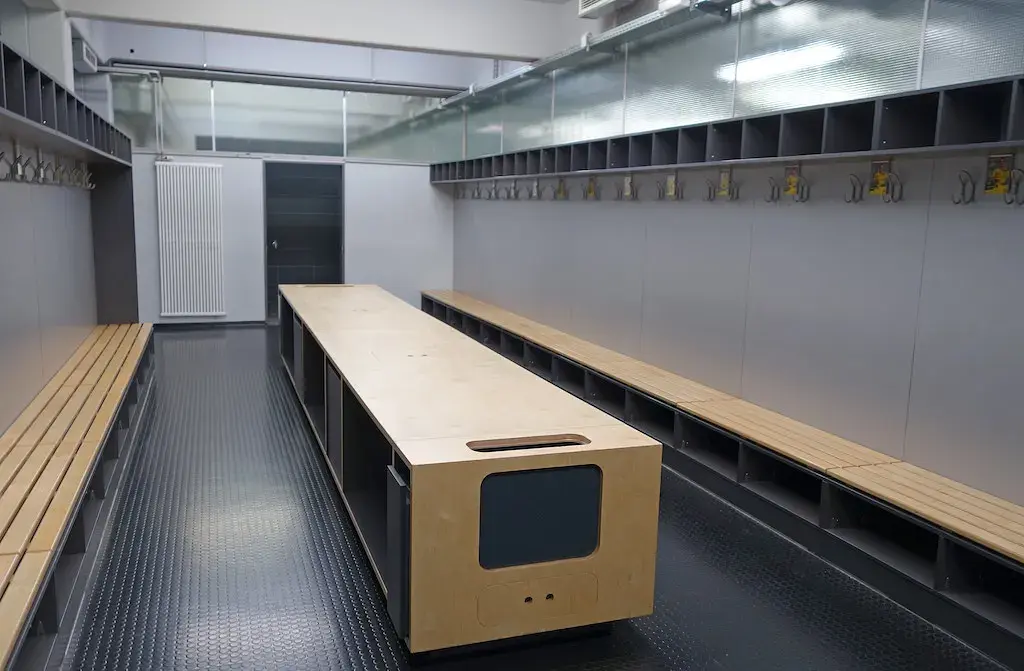 Signal Iduna Park: the players' dressing room
