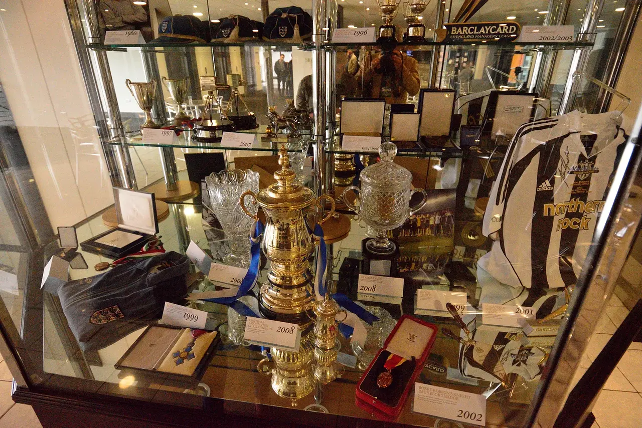 St James' Park : la salle des trophées