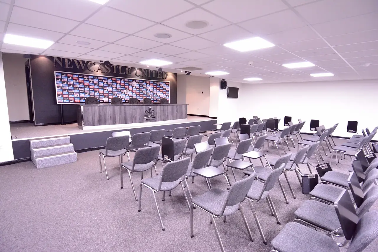 St James' Park: der Presseraum