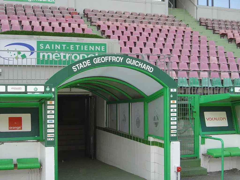 Stade Geoffroy-Guichard : le tunnel des joueurs