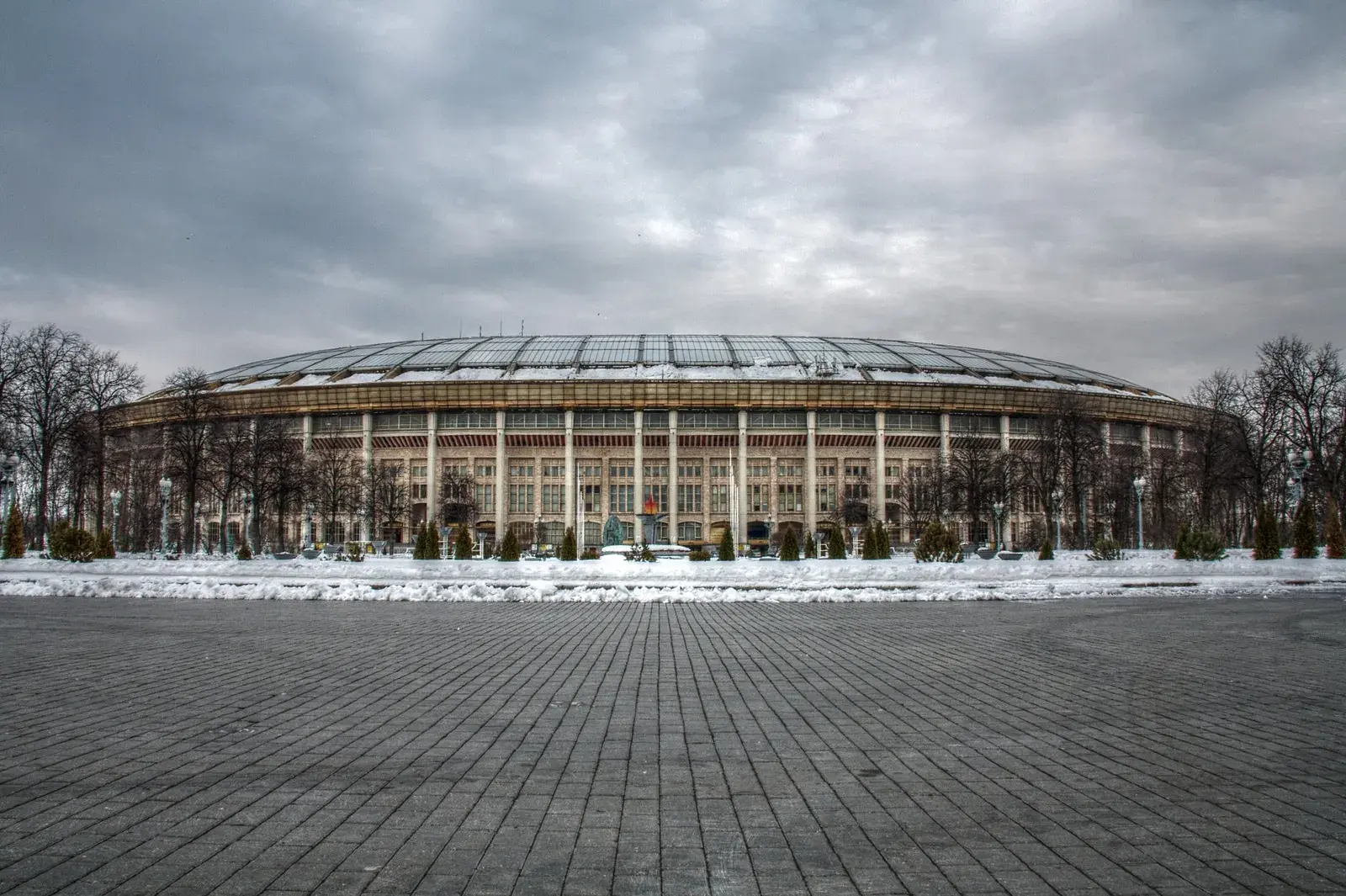 Luzhniki Stadium: la entrada del estadio