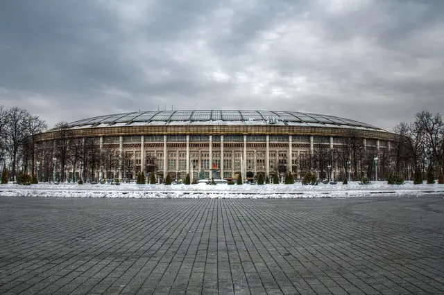 Luzhniki Stadium : l'entrée du stade