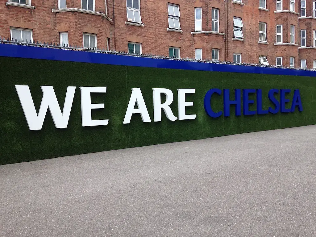Stamford Bridge : l'entrée du stade