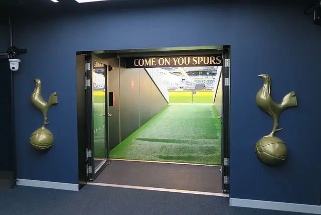 Tottenham Hotspur Stadium : le tunnel des joueurs