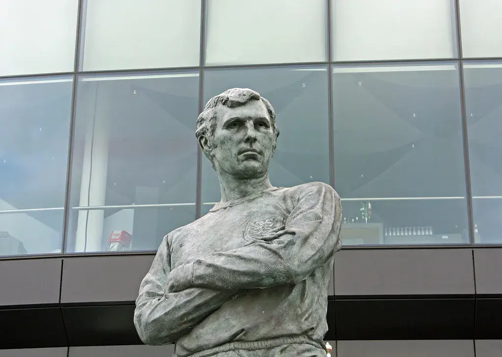 Wembley Stadium : la statue de Bobby Moore